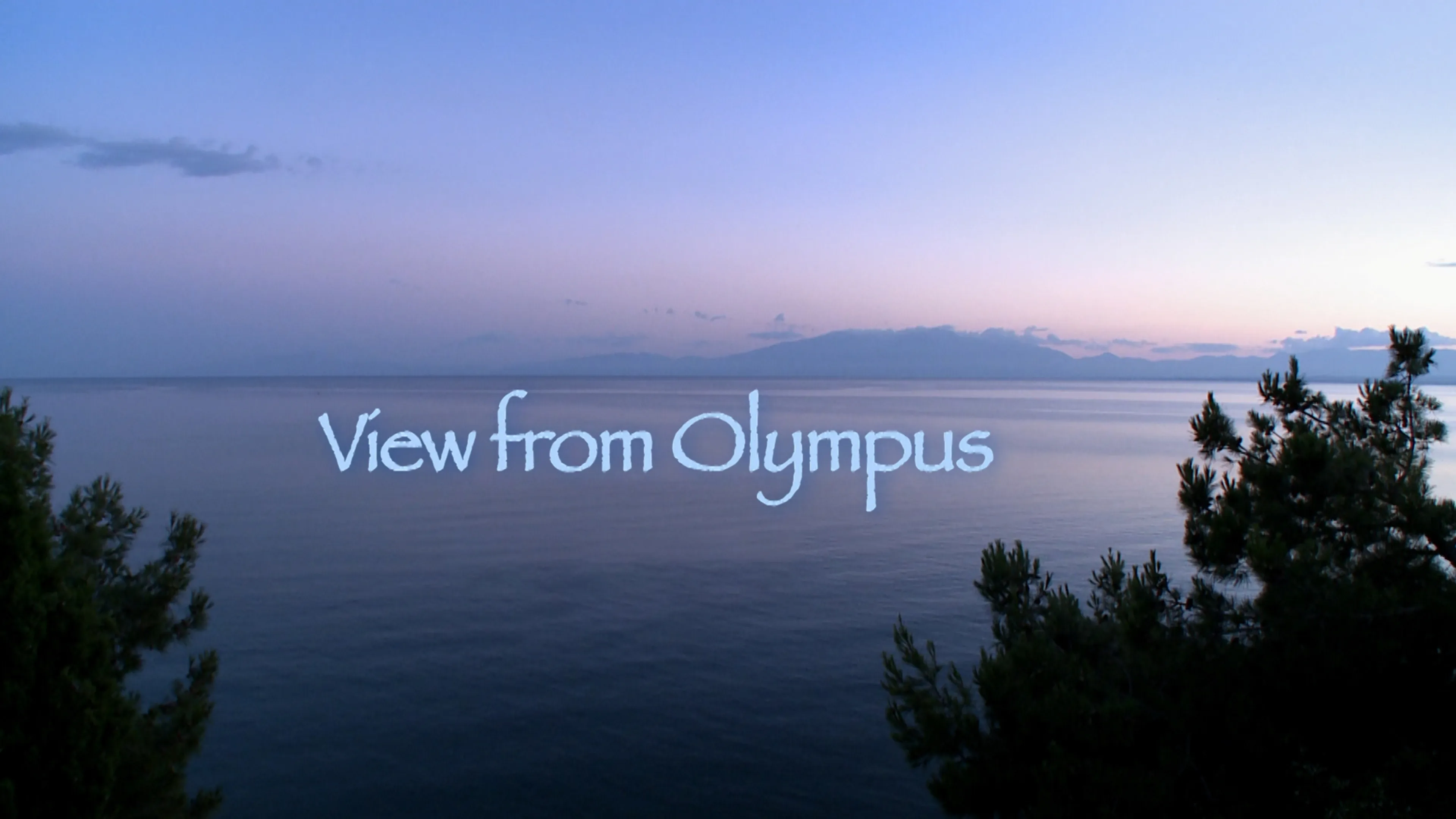 View From Olympus poster